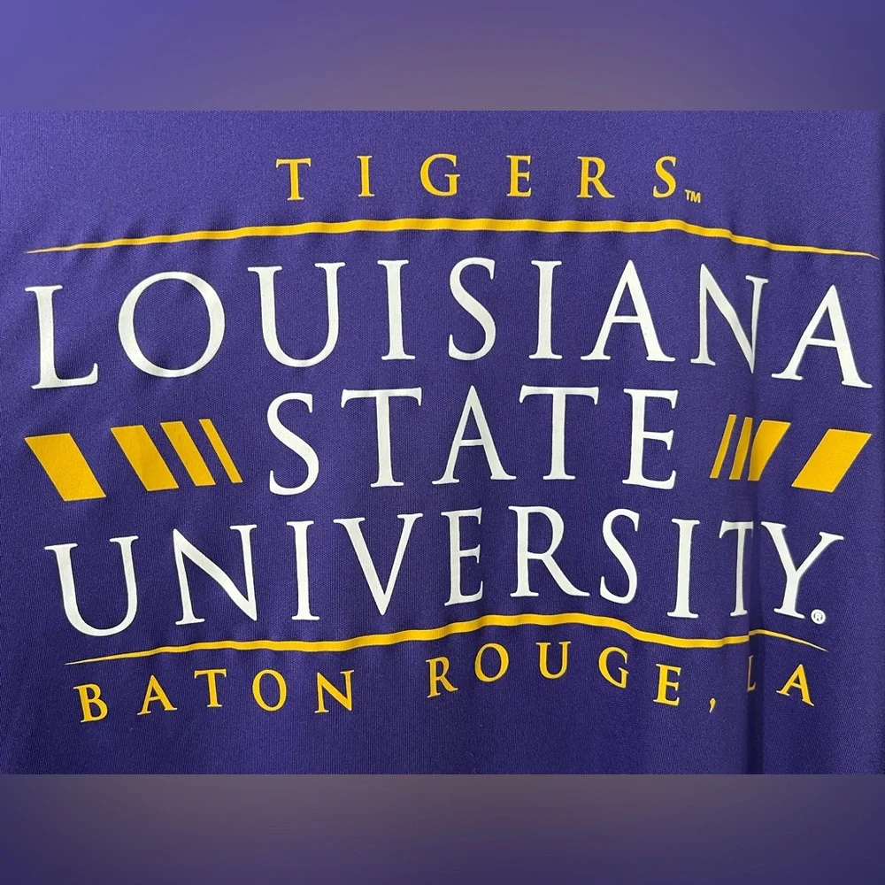 LSU Tigers Purple Long Sleeve Performance Shirt - Picture 3 of 9